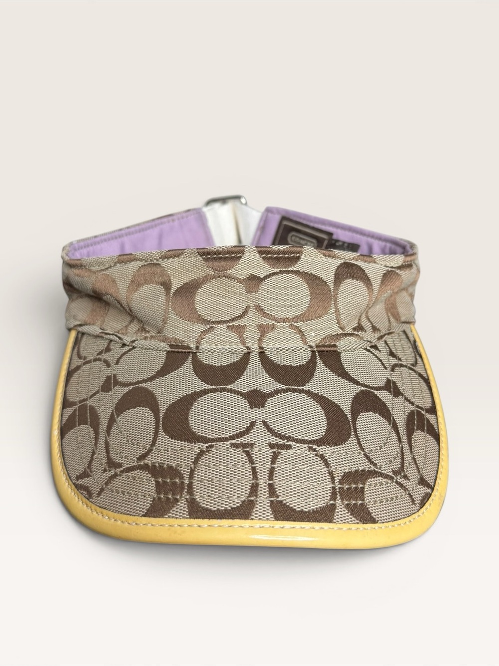 Coach Signature Monogram Visor - Picture 2 of 7